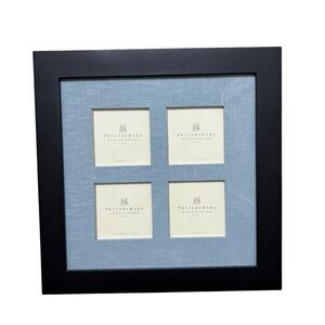 Pottery Barn Wooden Multi Mat four 4" x 4" in 14.5 square Frame